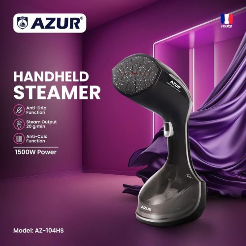 گچین مال  - بخارگر دستی AZUR مدل AZ-104HS - با قدرت 1500 وات و طراحی شیک